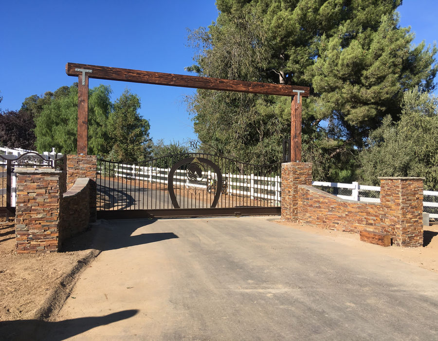 Iron fence project by Extron Fence